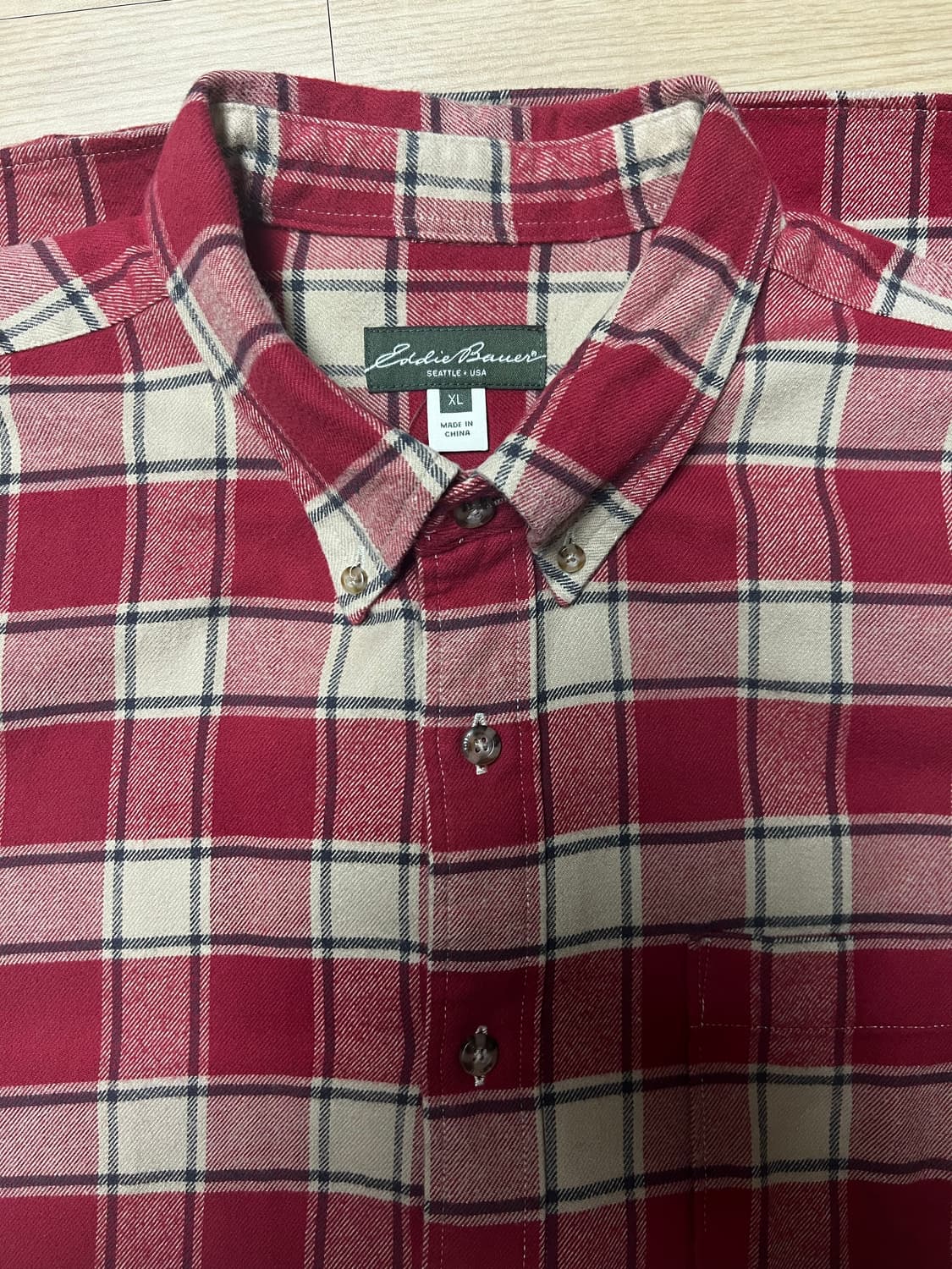 Eddie Bauer Button-down Check Shirts XL 상품이미지2