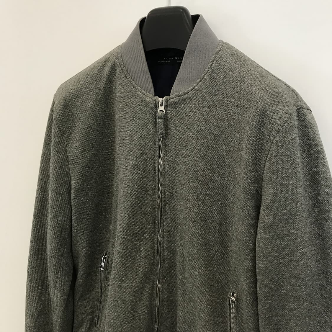 자라 그레이 봄버 블루종자켓 [L] 상품이미지2