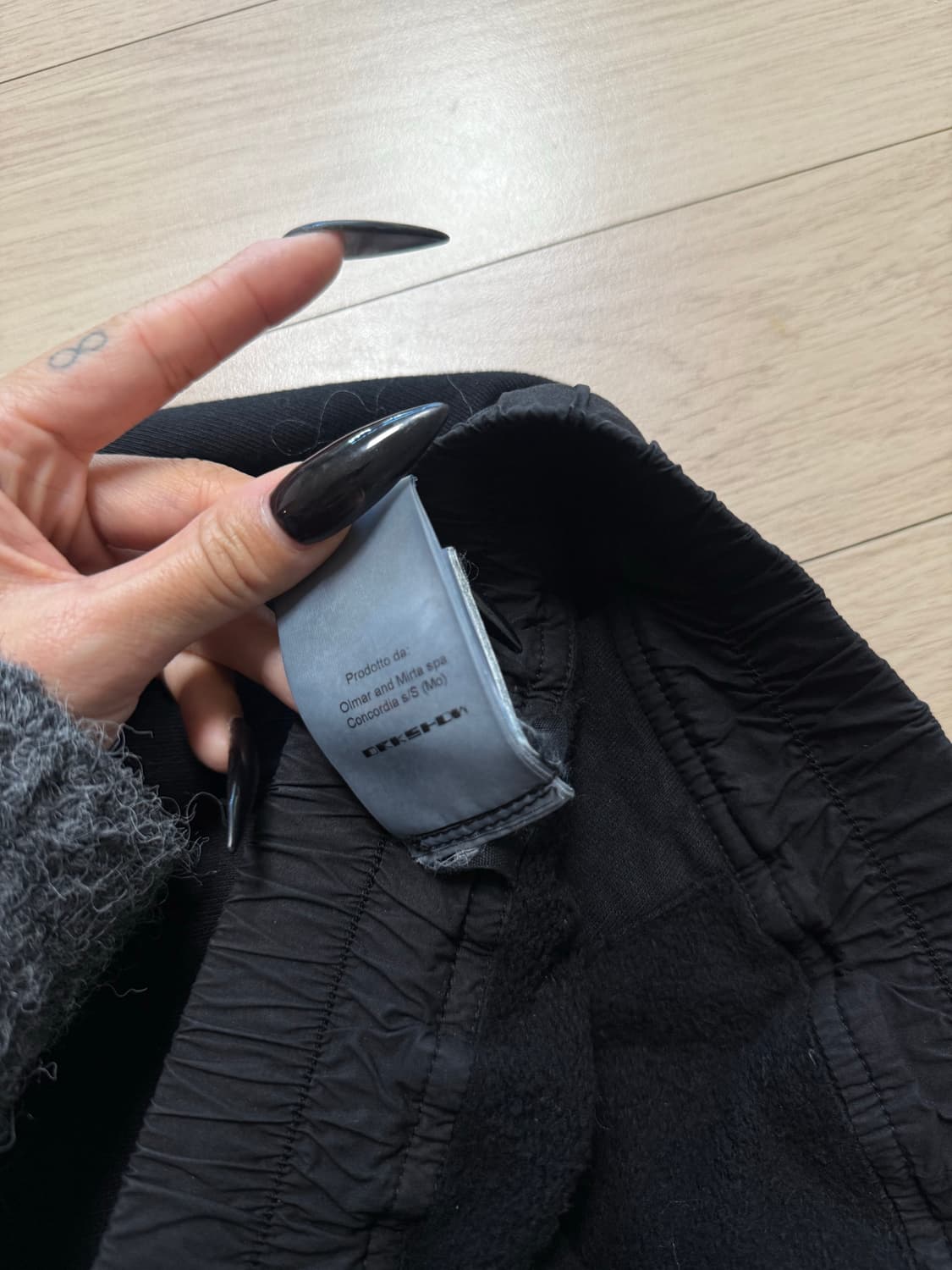 릭오웬스 기모 스커트 s 상품이미지3