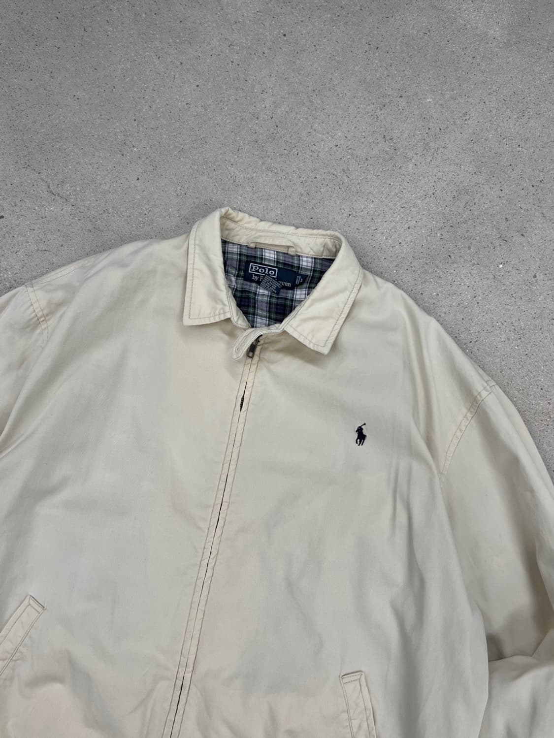 폴로 랄프로렌 체크라이닝 해링턴 자켓  상품이미지6