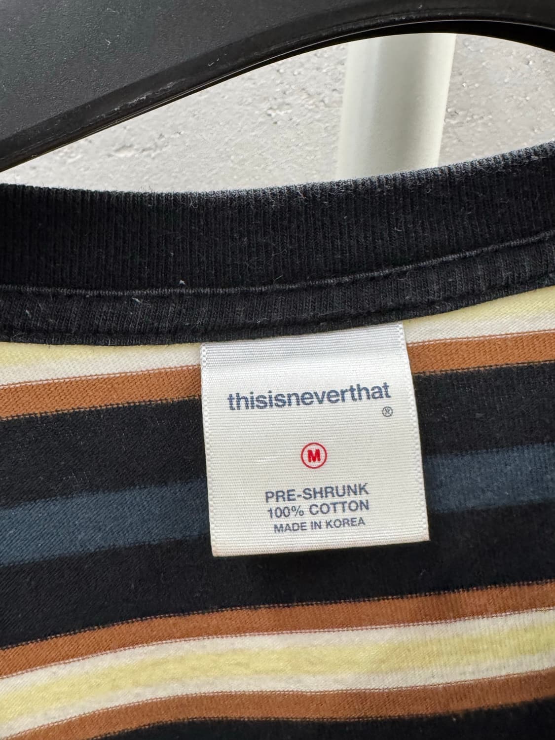 디스이즈네버댓 스트라이프 긴팔 티셔츠 M 상품이미지4