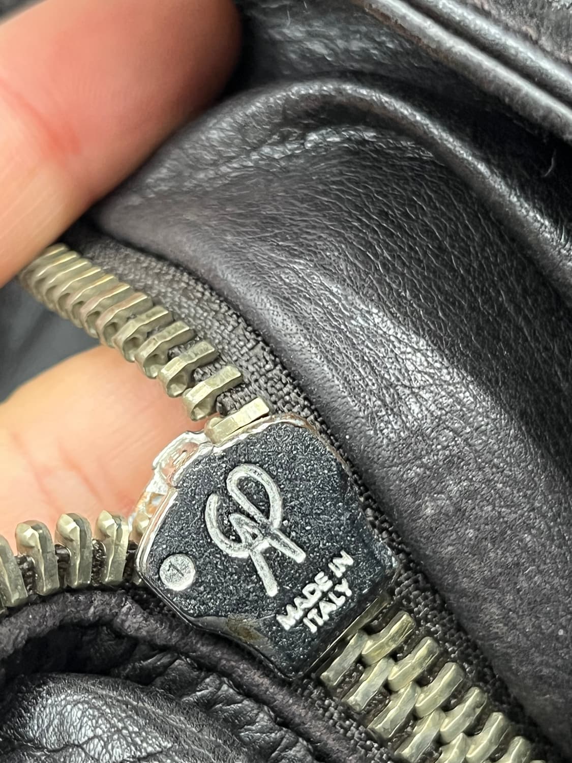 L) ITALY MADE COW LEATHER RIDER JACKET 상품이미지4