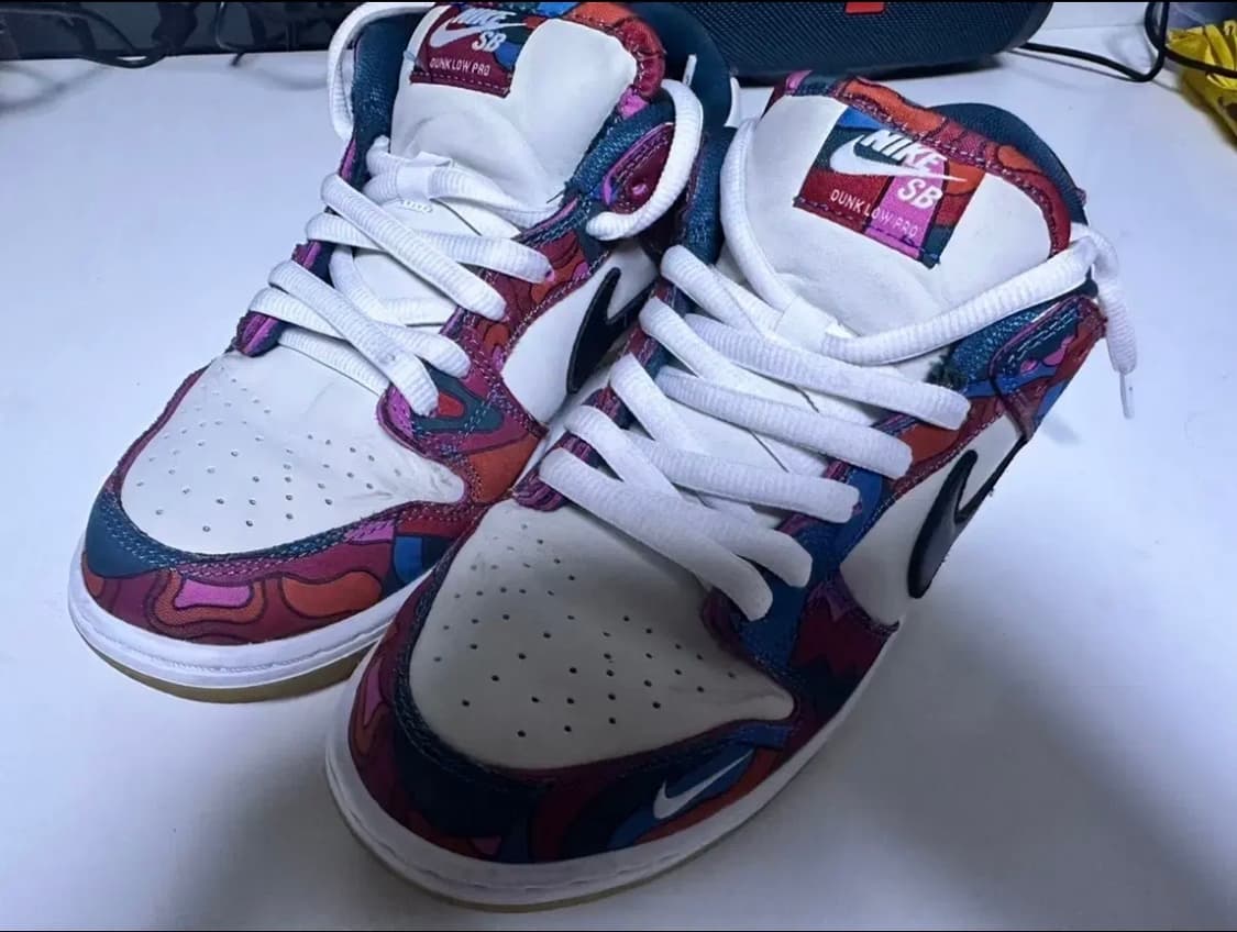 (270) 나이키 x 파라 SB 덩크 로우 프로 앱스태랙트 아트 상품이미지4