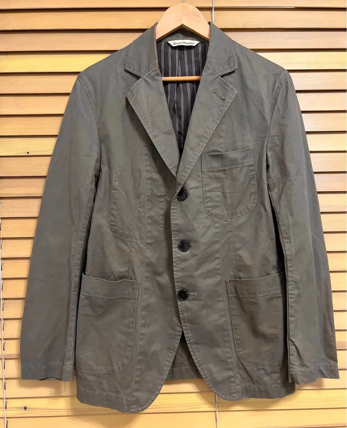 저널스탠다드 남성 브라운 코튼자켓 M 상품이미지2