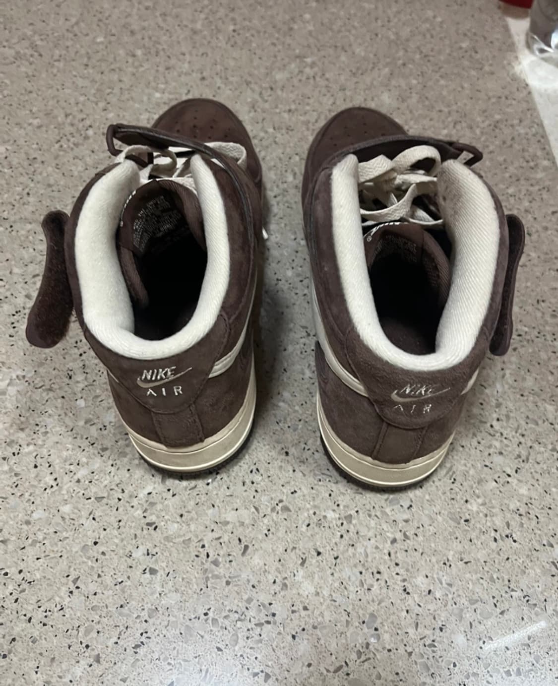 나이키 에어포스 1 미드 '07 QS 초콜릿 (265) 상품이미지2