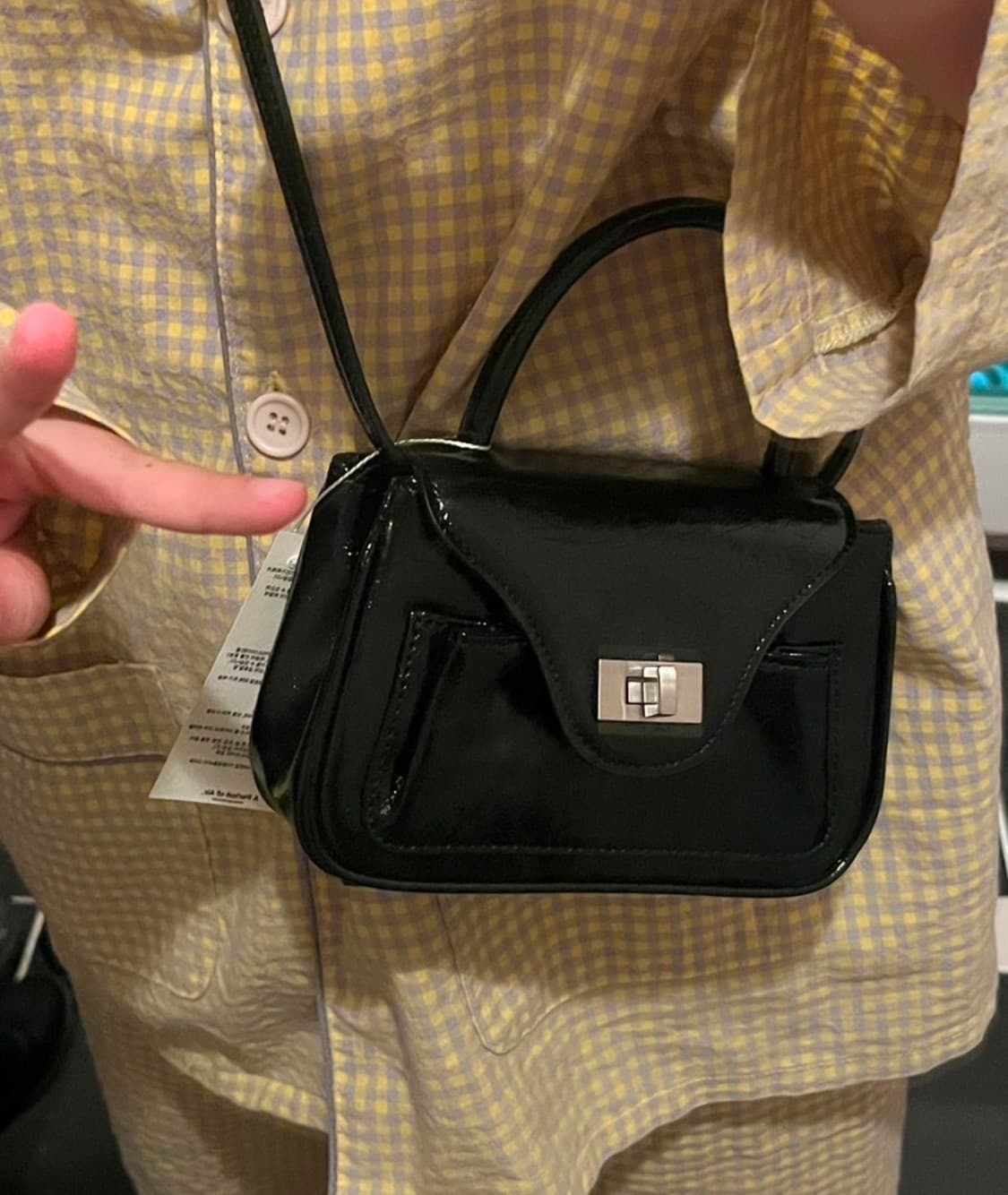 아포아 미니 토트백 블랙 상품이미지2