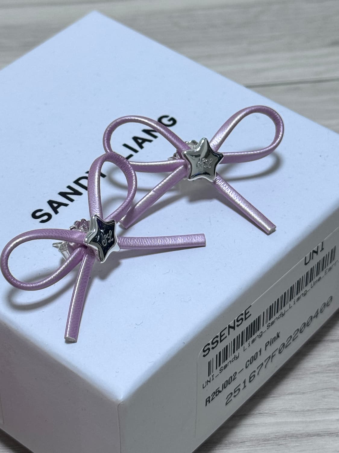 샌디리앙 우메 귀걸이 핑크  상품이미지1