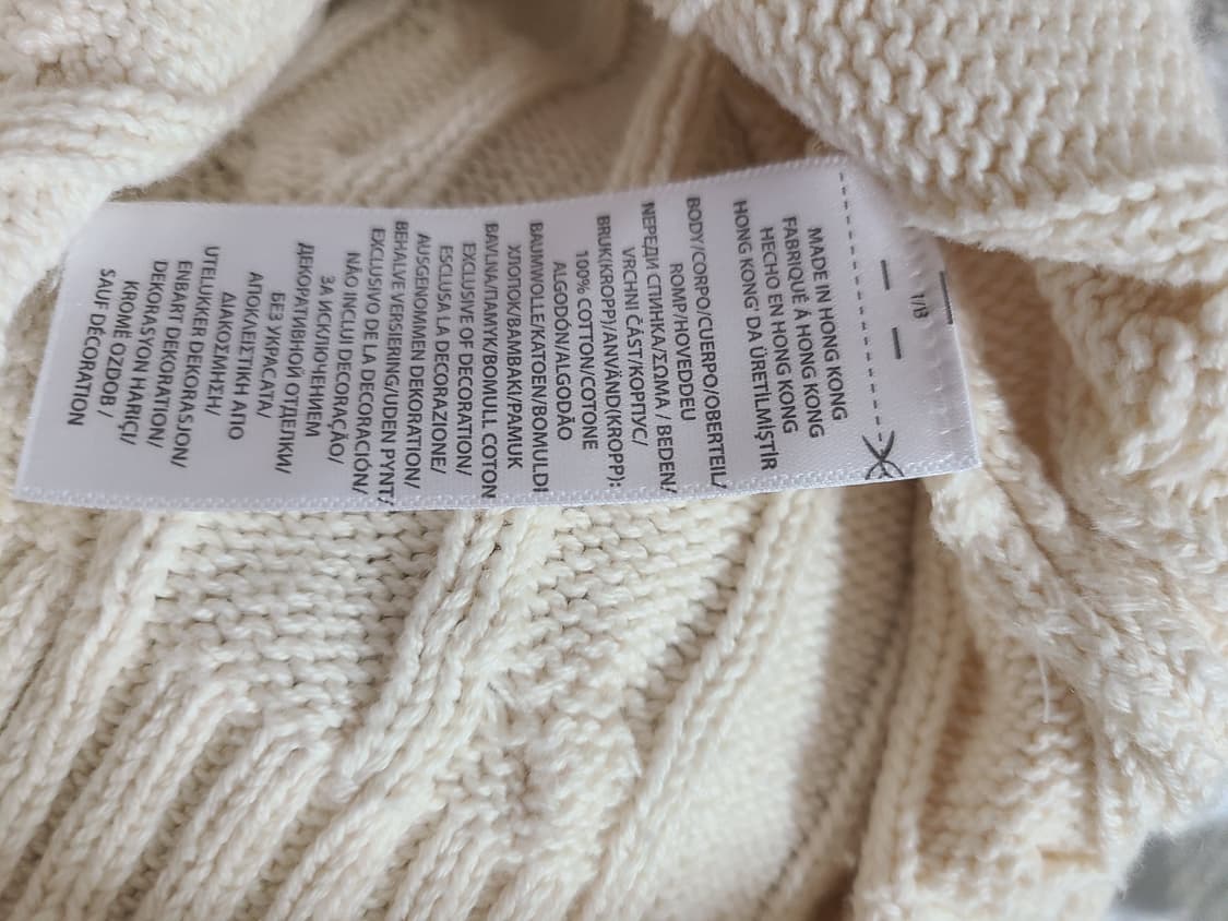 폴로 랄프로렌 케이블 반팔 니트 S 상품이미지6