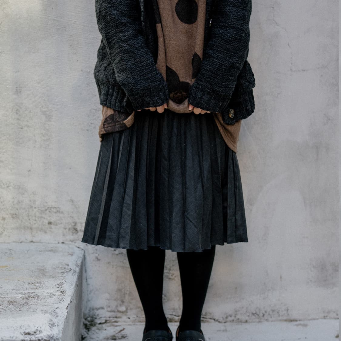 아오이 플리츠 스커트 상품이미지1