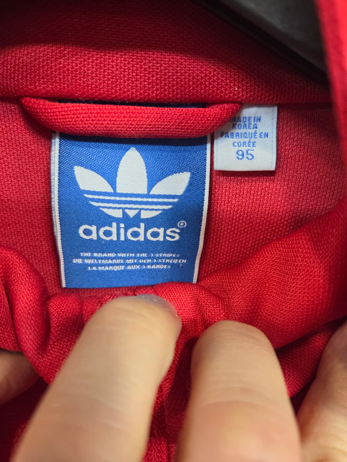 아디다스 유로파 트랙탑 져지 레드 95 상품이미지3