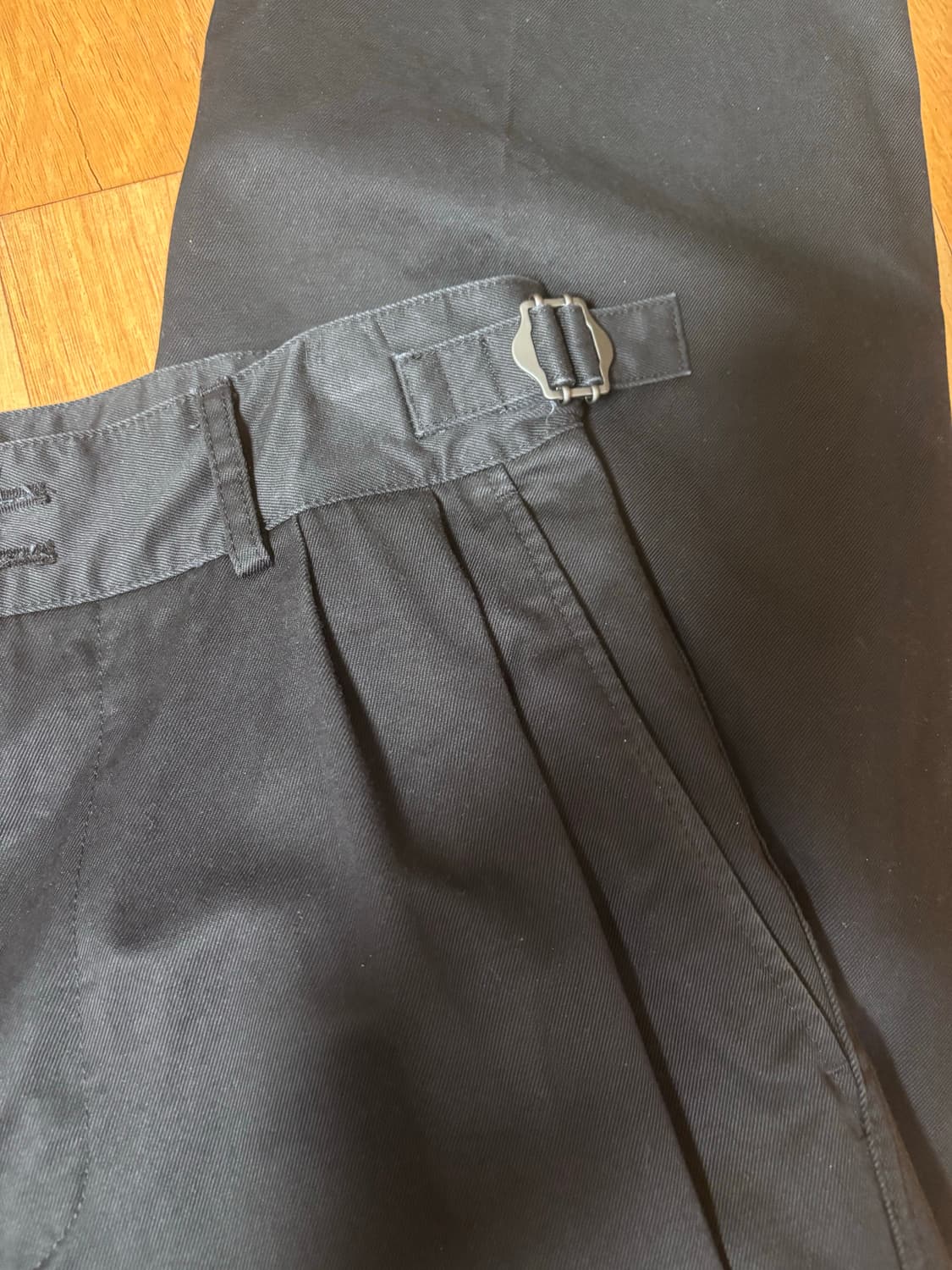 어나더오피스 24ss 산티아고 치노 팬츠 블랙 상품이미지6