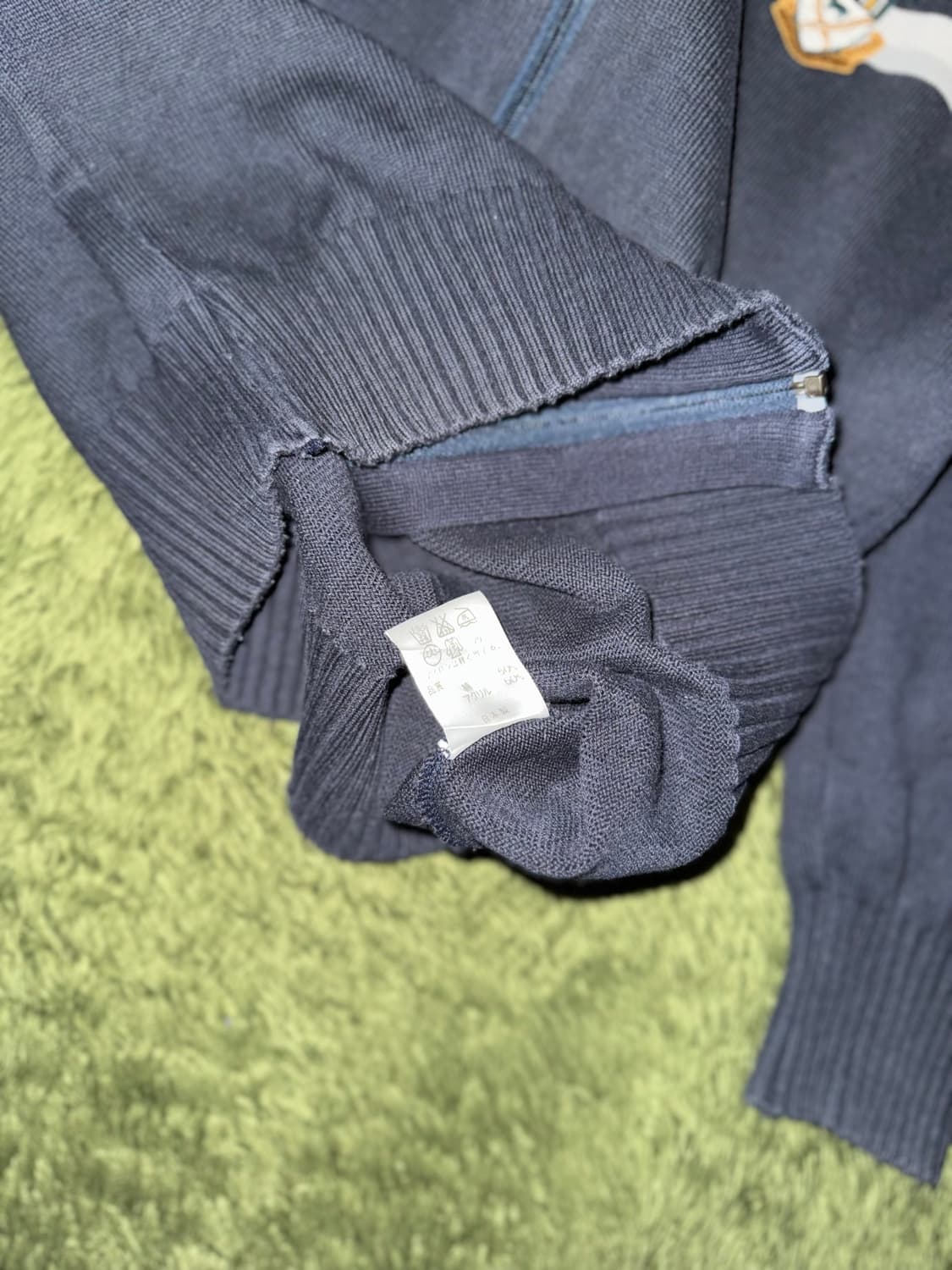 J.Press 제이프레스 Made in Japan 하이넥 니트 집업 상품이미지7