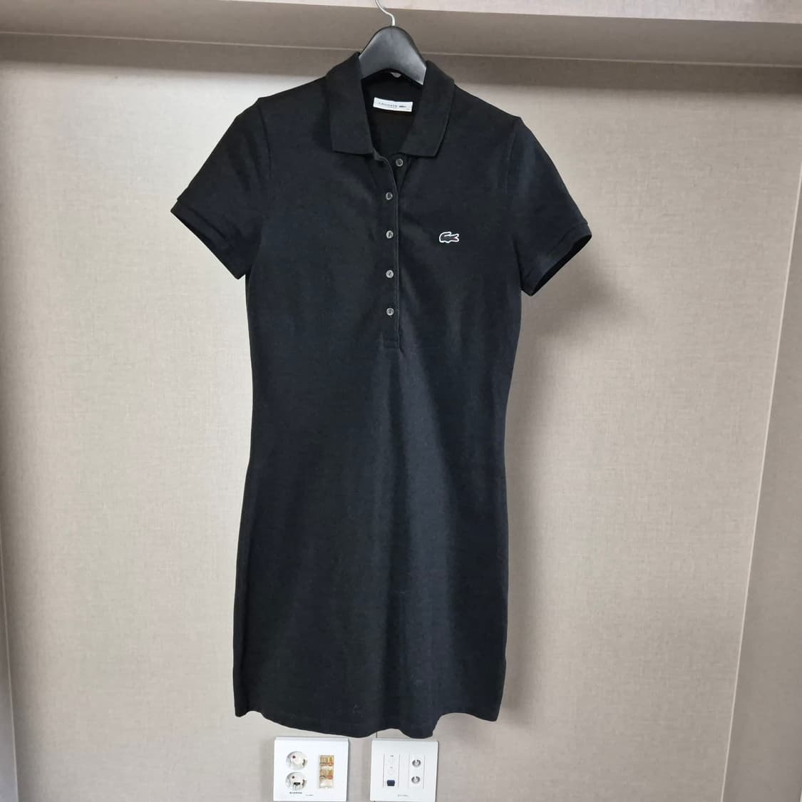 36(95)라코스테 2022 미니 피케 반팔 원피스 EF8470 상품이미지1