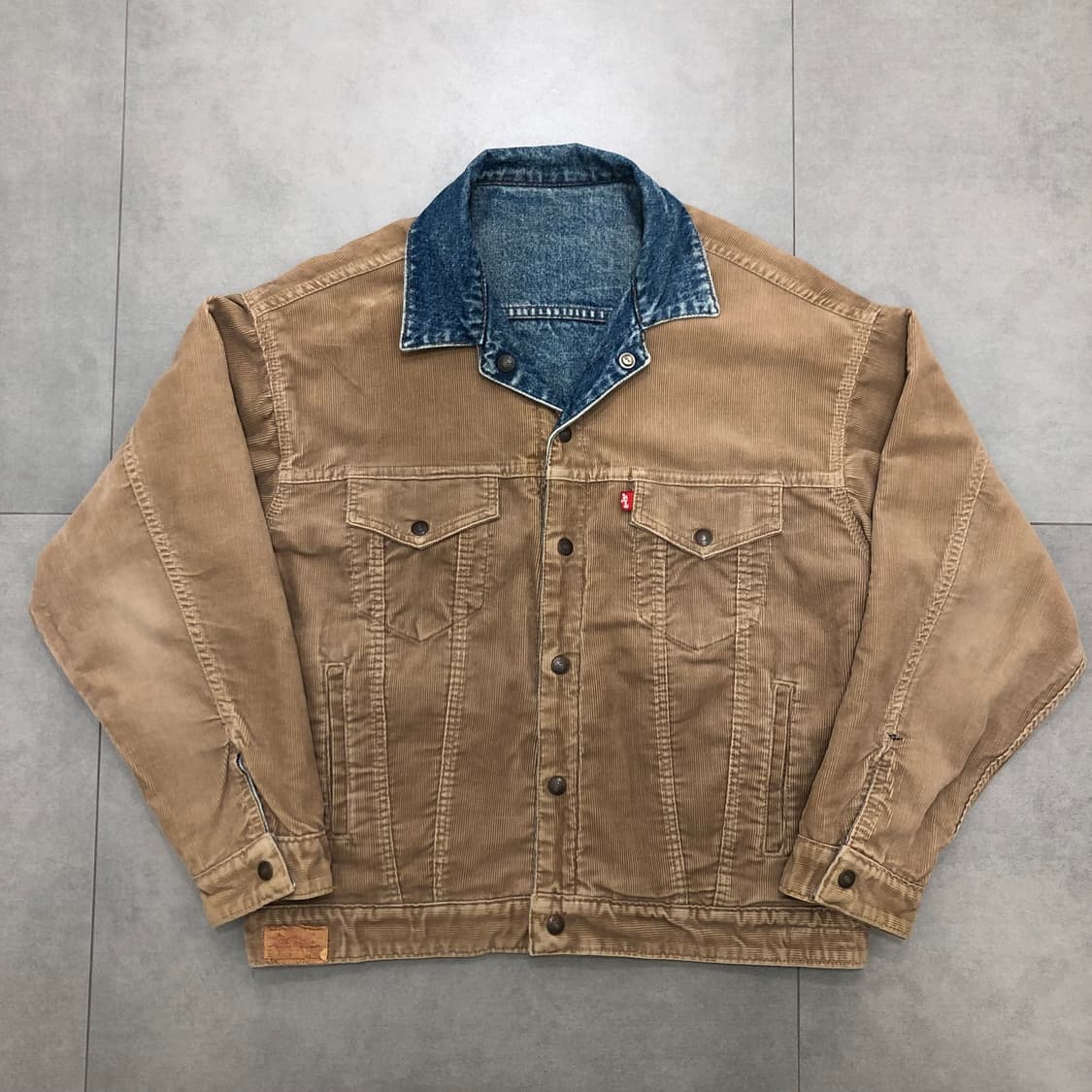 리바이스 usa 미국 리버서블 양면 코듀로이 데님 청자켓 상품이미지5