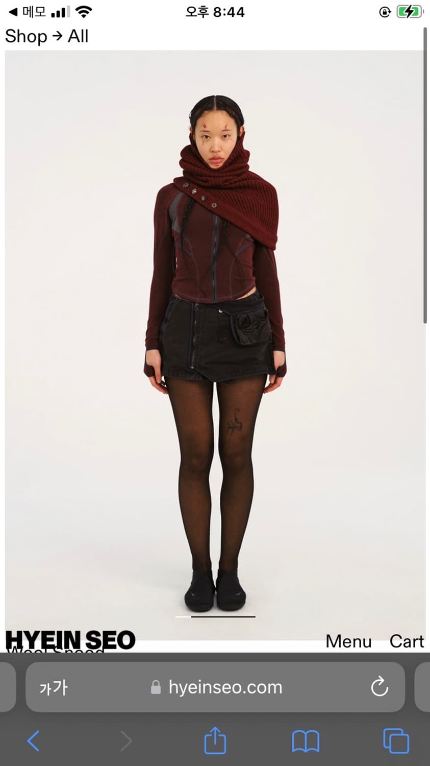 혜인서 울 스누드 머플러 상품이미지4