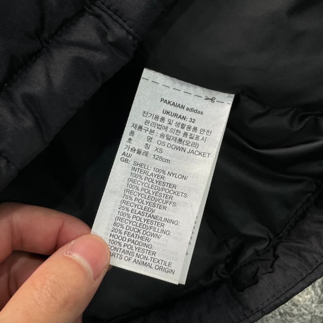 100 아디다스 OS 다운 패딩 상품이미지4