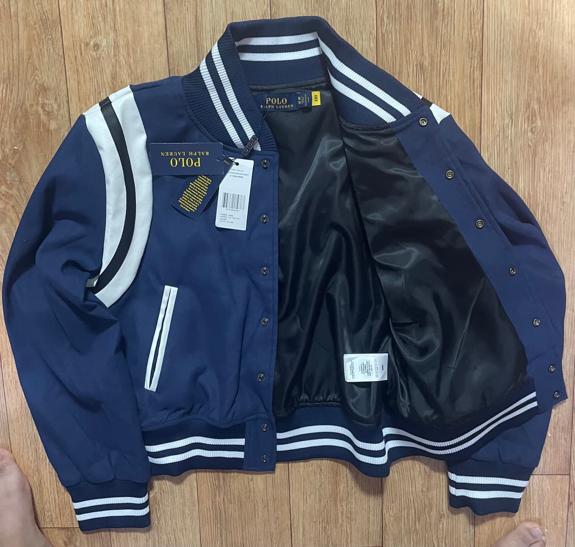 택달린 polo 폴로 랄프로렌 네이비 바시티 자켓 야구자켓 상품이미지3