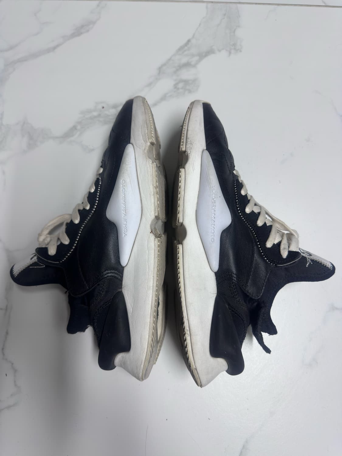 요지 야마모토 Y-3 카이와 260 검흰 상품이미지5