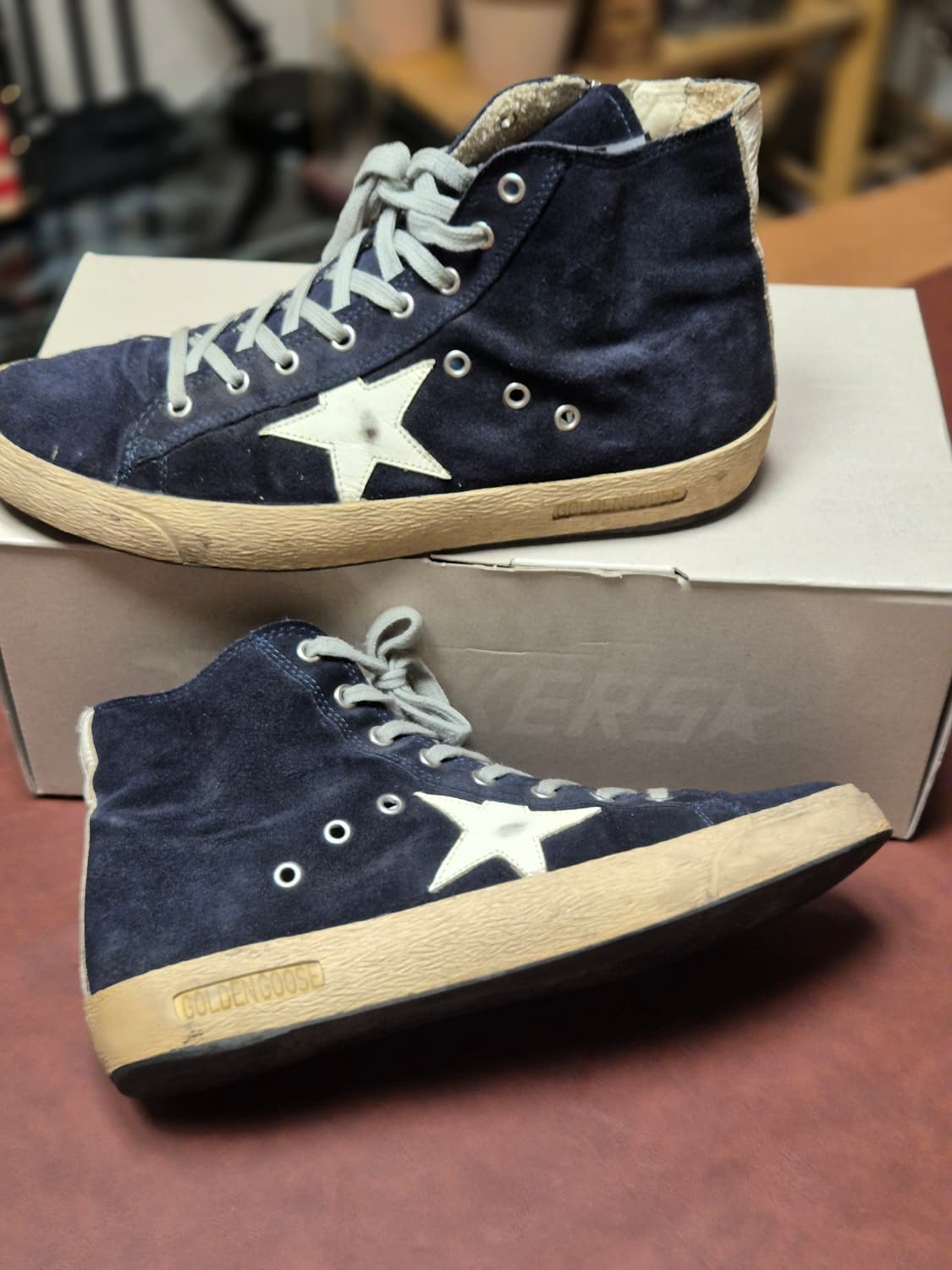 풀박실착용3회270-275(43)정품 골든구스 프란시  상품이미지9