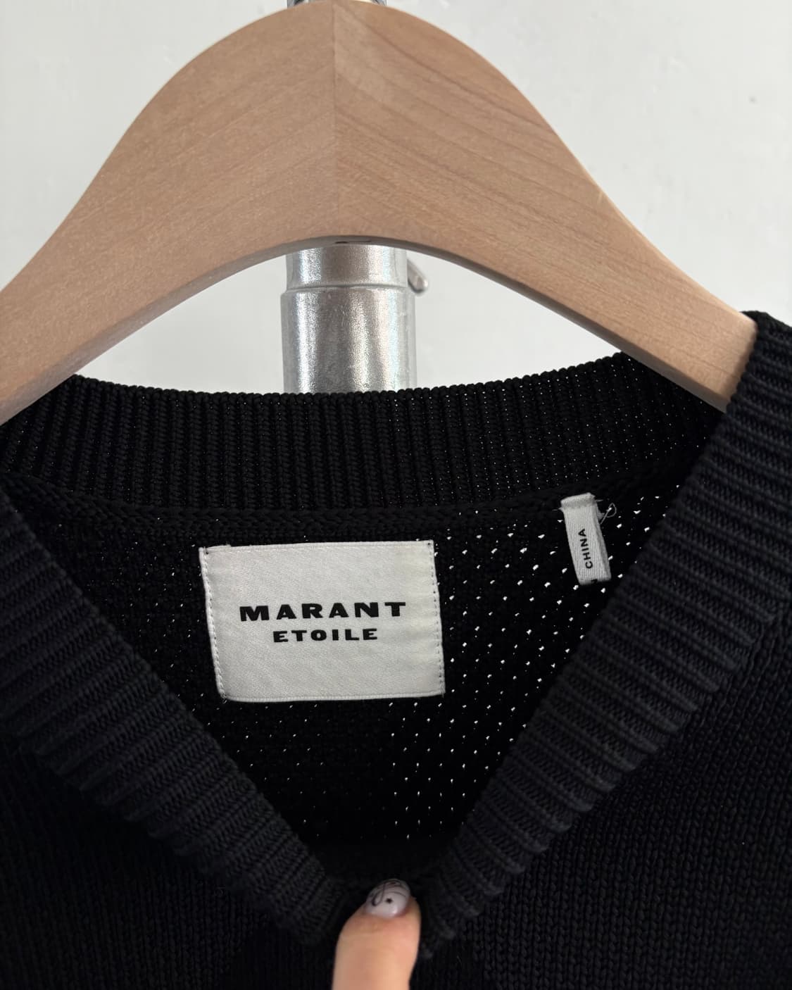 Isabel Marant 이자벨마랑 블랙 아일러 로고 니트 상품이미지3