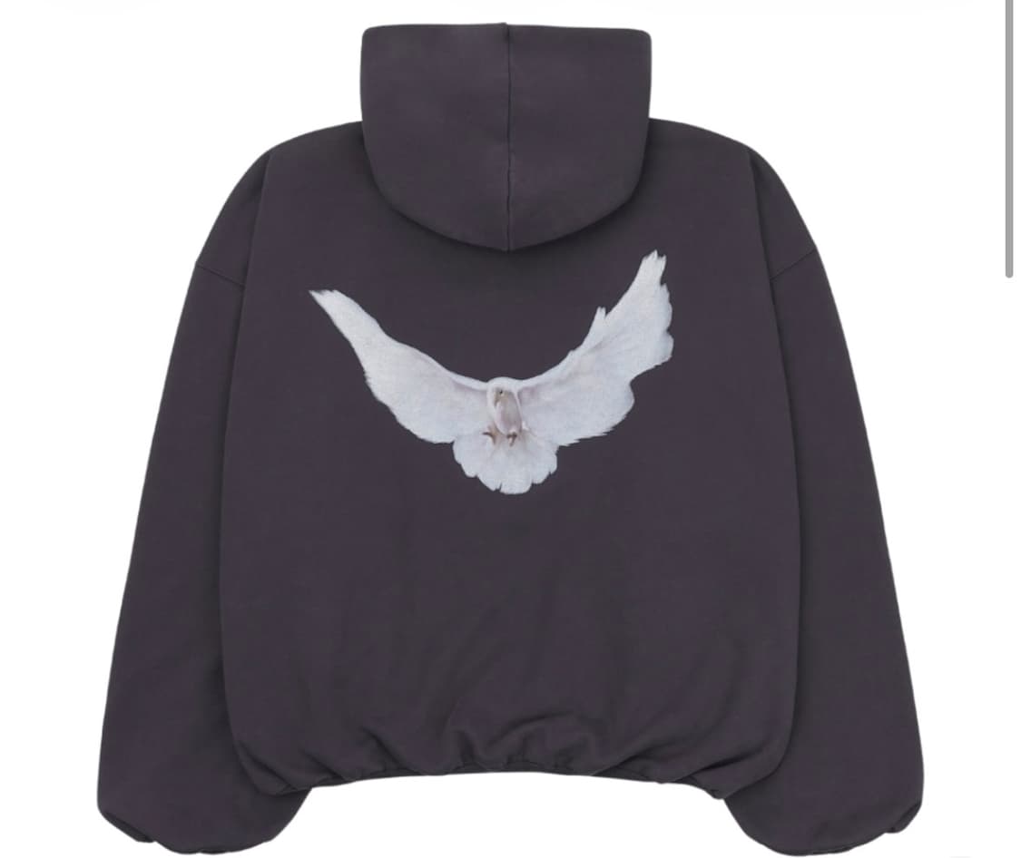 이지 갭 발렌시아가 도브 후디 다크그레이 상품이미지1