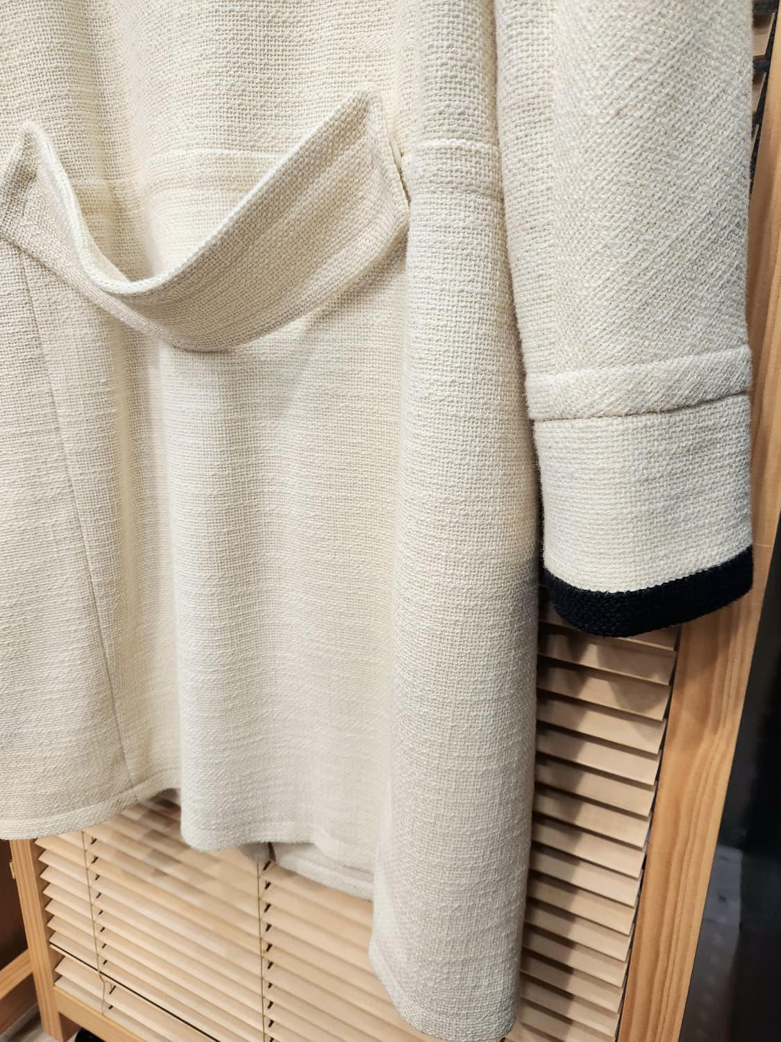 막스마라 아이보리 여성 트위드 코트 상품이미지5