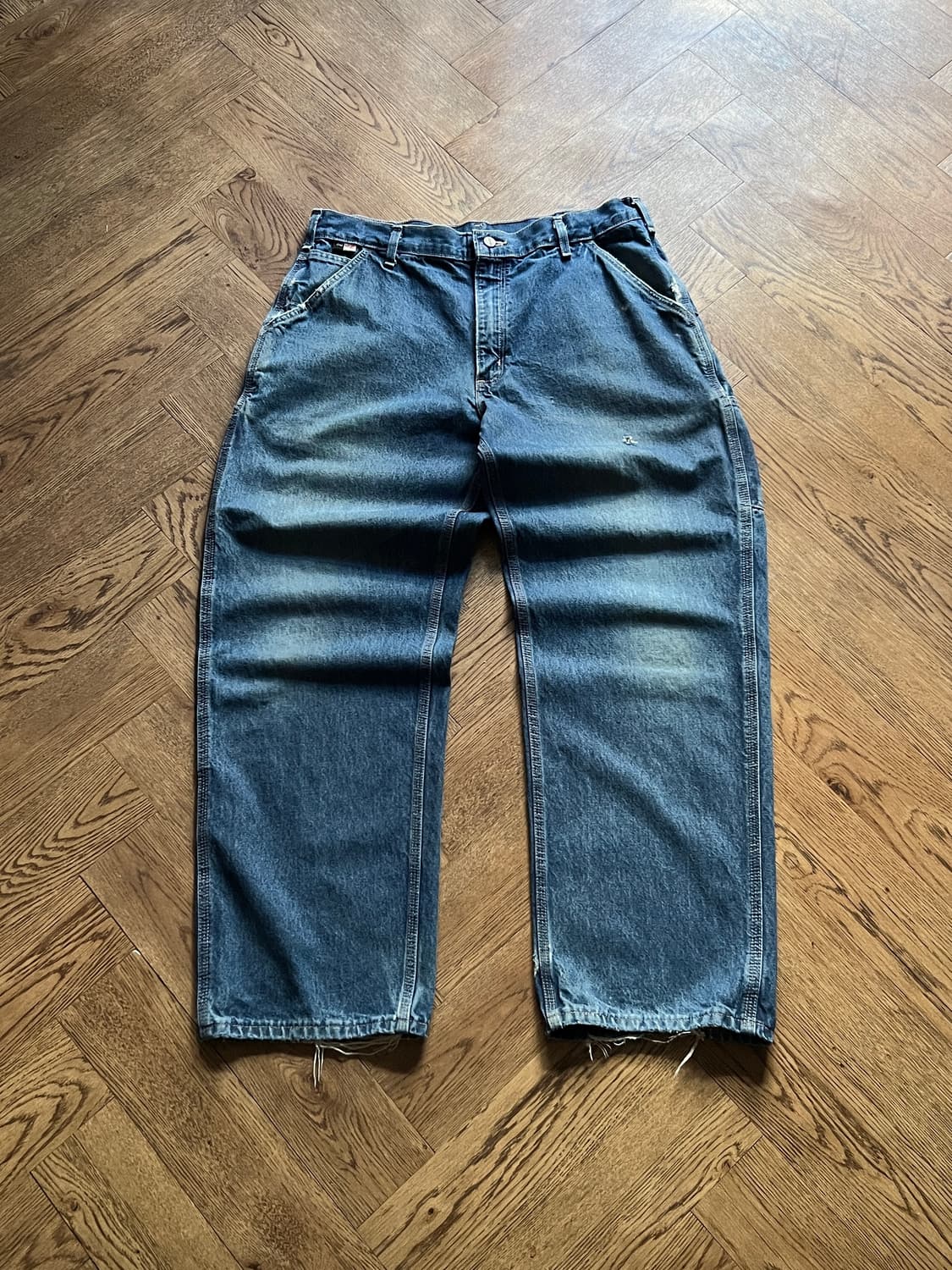 [36]칼하트FR USA 빈티지 워싱 싱글니 카펜터 워크 데님 팬츠 상품이미지2