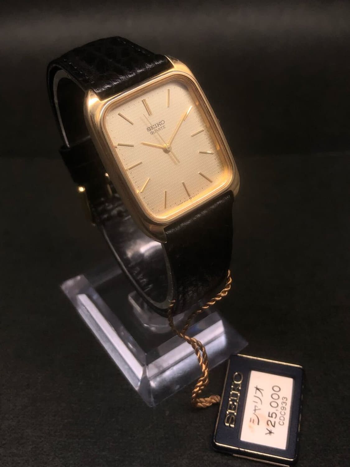 [시계방 회수품]SEIKO 80's 빈티지 클래식 사각드레스 워치 상품이미지1