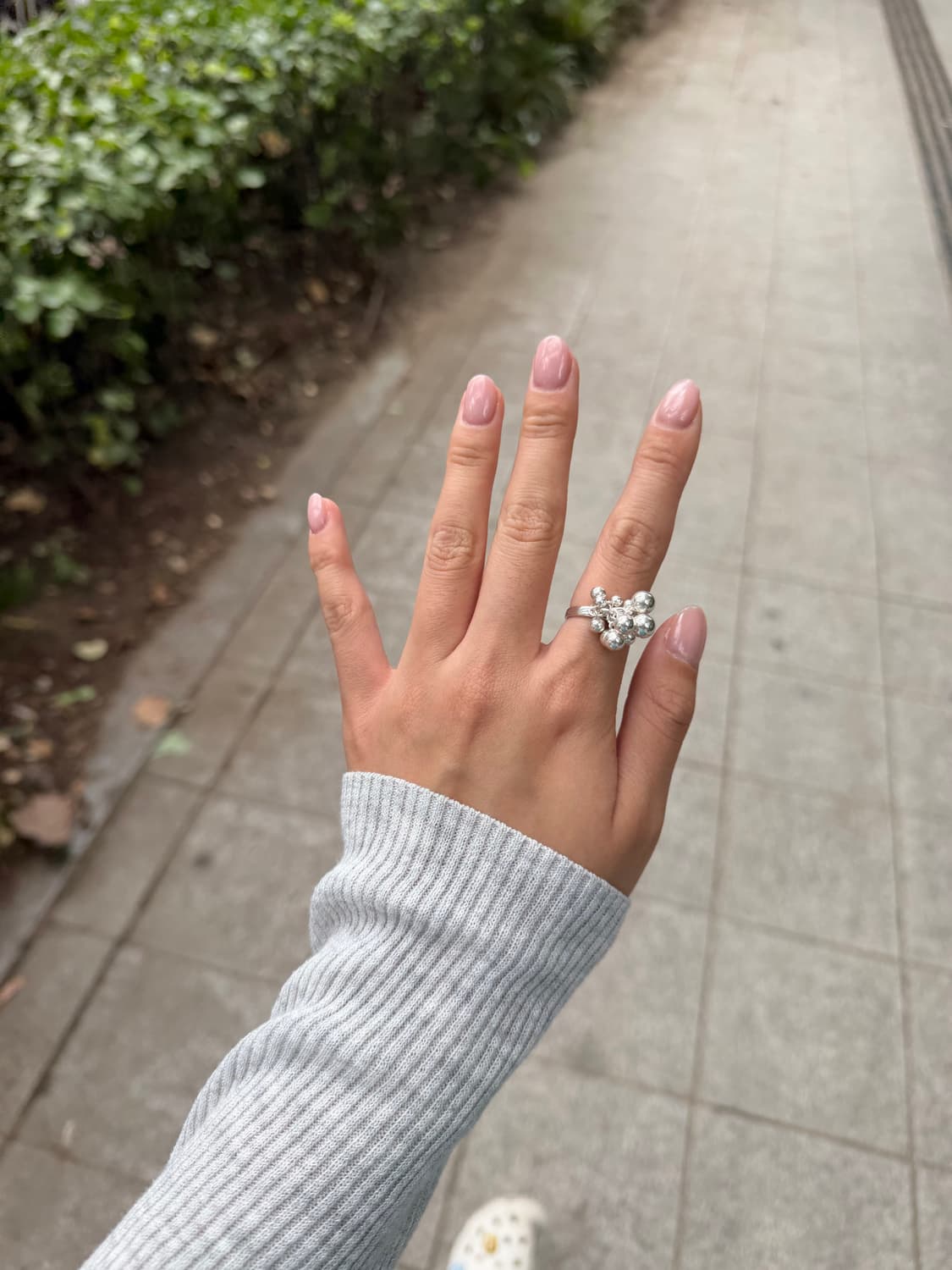 BUBBLE RING 버블반지 오픈링 실버반지 상품이미지3