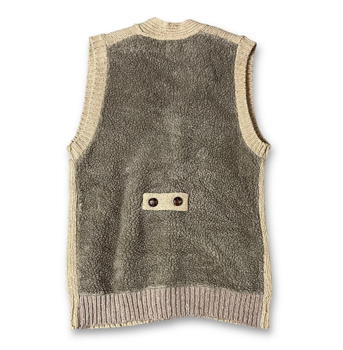 빈티지 연브라운 니트 조끼 F 상품이미지2
