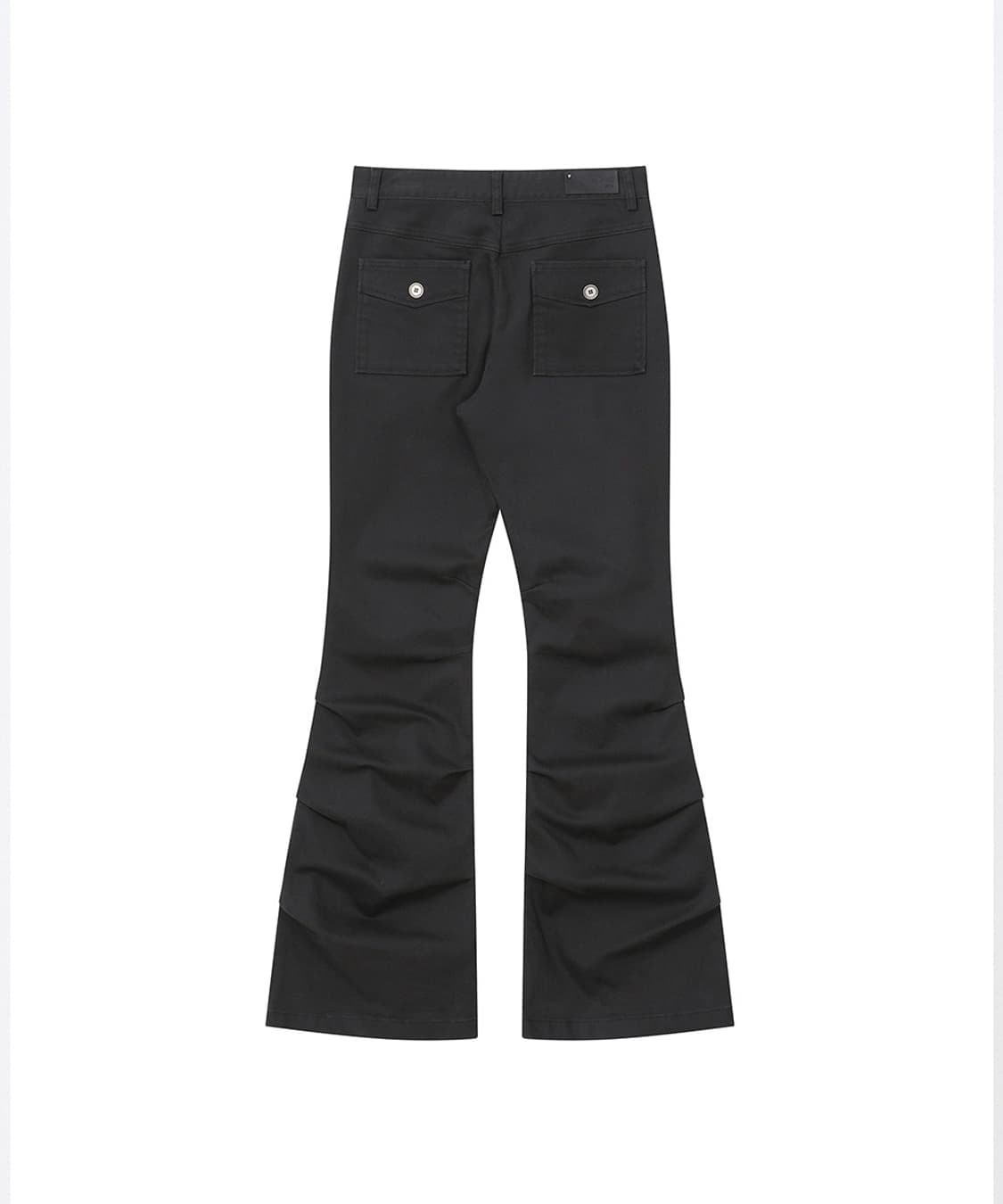 Shirring bootscut pants CHARCOAL  상품이미지2