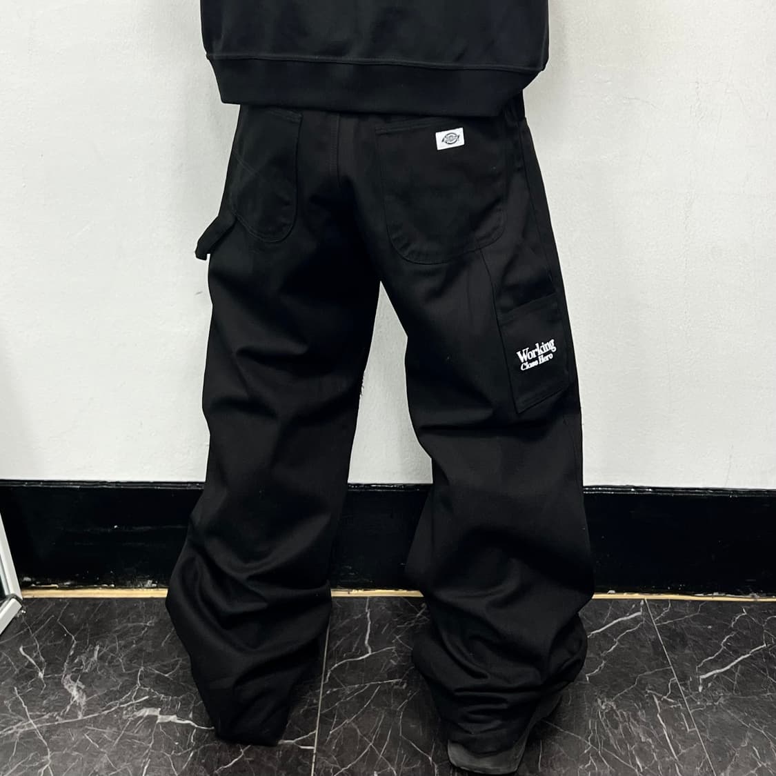 디키즈 x 리빌리 워킹클래스 히어로 카펜터 팬츠 블랙 상품이미지3