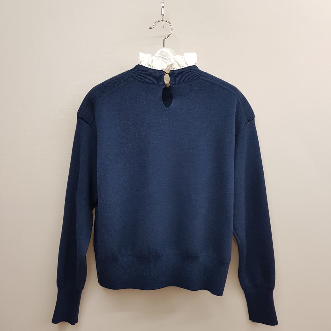 산드로 Sandro 프릴 넥 이니셜 니트 2사이즈 상품이미지5