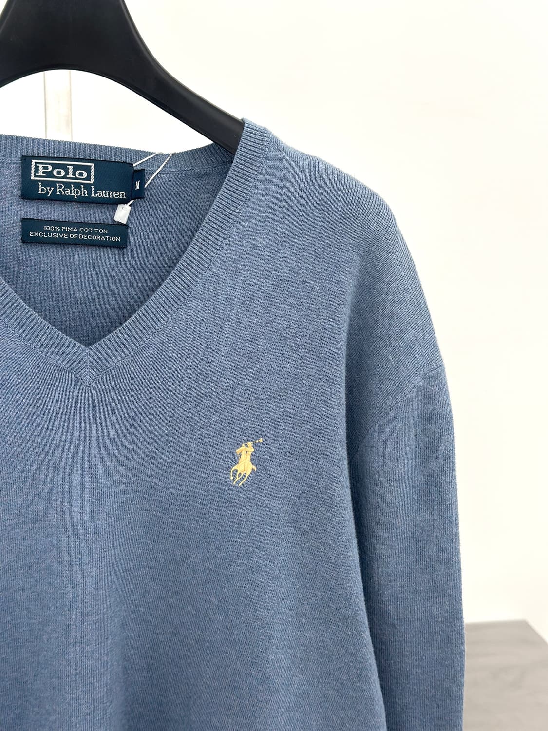 폴로 랄프로렌 소라 피마코튼 V넥 니트 상품이미지5