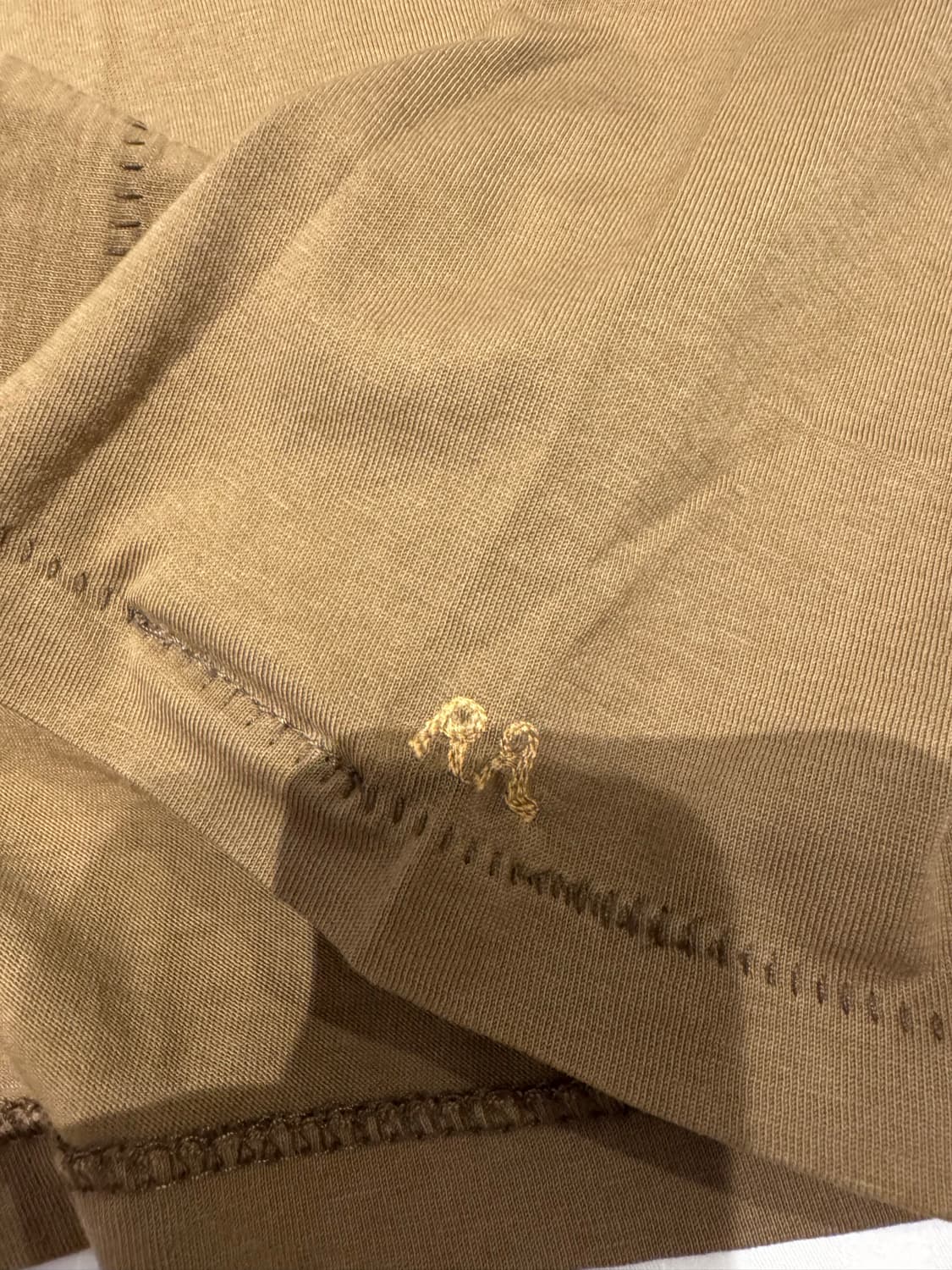 RRL 가먼트다잉 포켓 티 XL 머드 (새상품) 상품이미지6