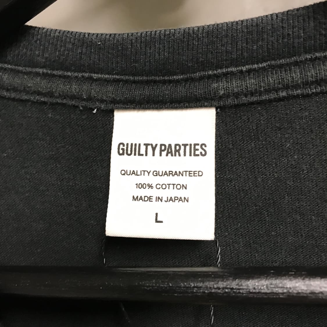 와코마리아 블랙 반팔 티셔츠 L 상품이미지5