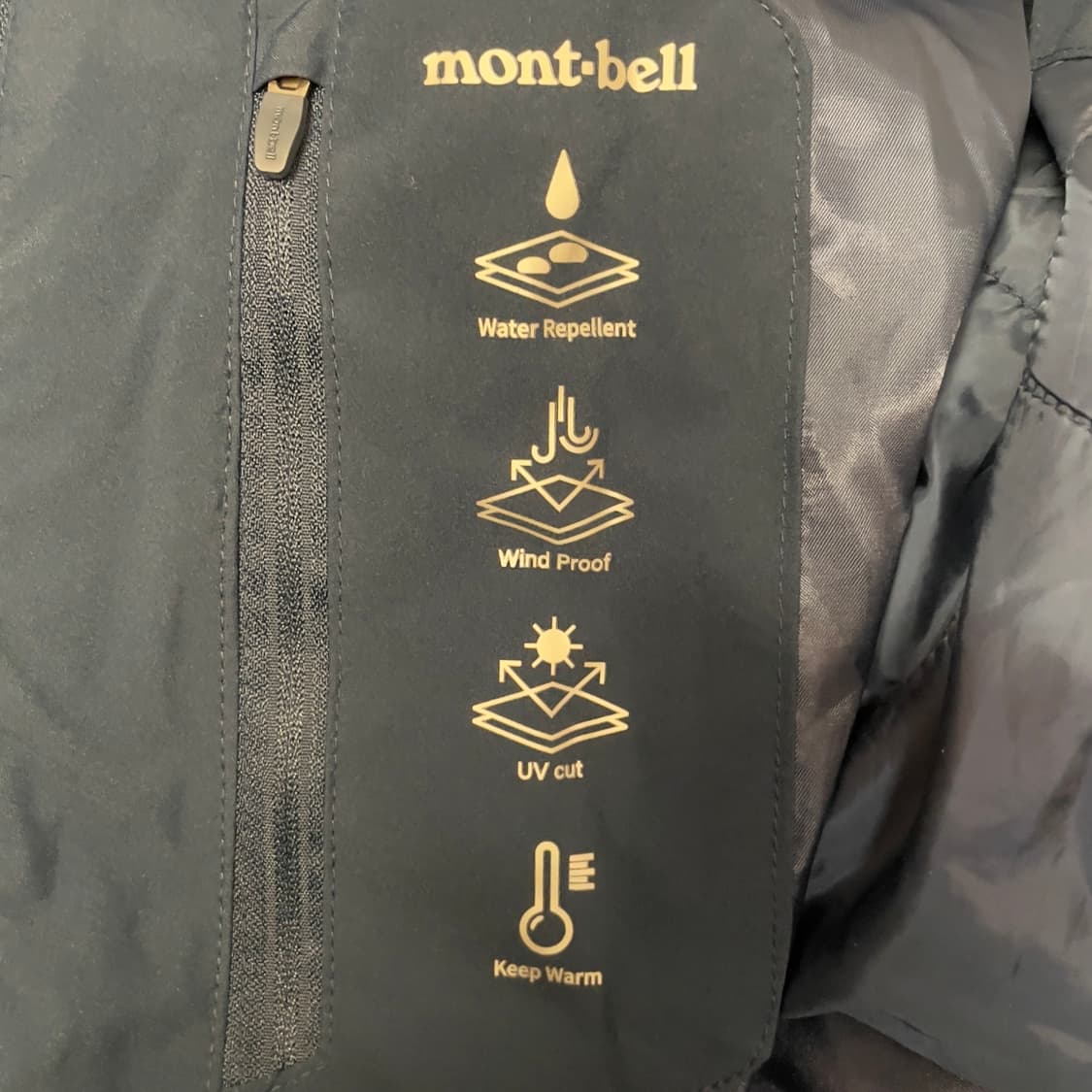 몽벨 웜 웨더 에디션 블루 바람막이 자켓  상품이미지6