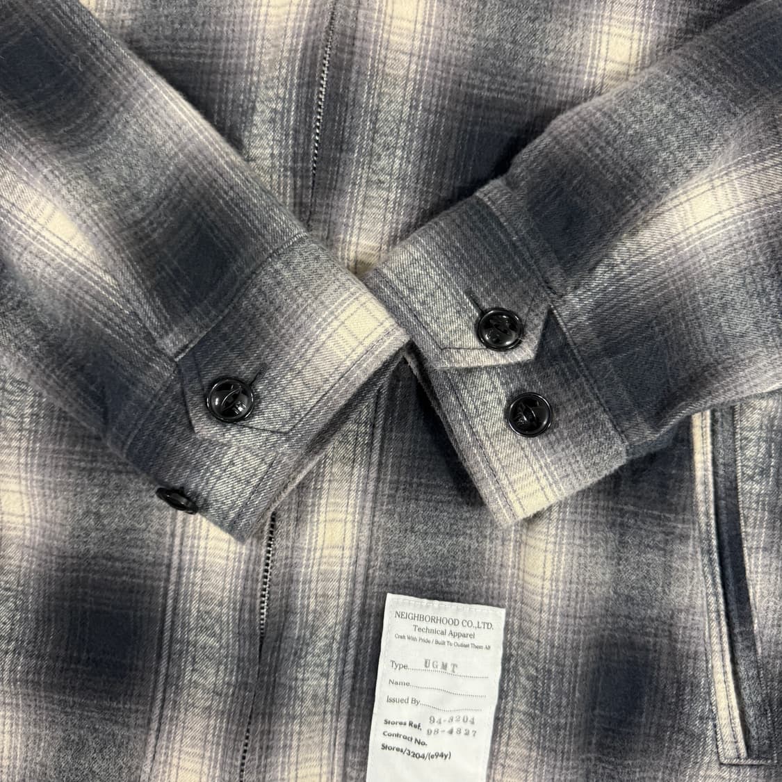 네이버후드 옴브레 체크 집업 자켓 NEIGHBORHOOD Jacket 상품이미지8