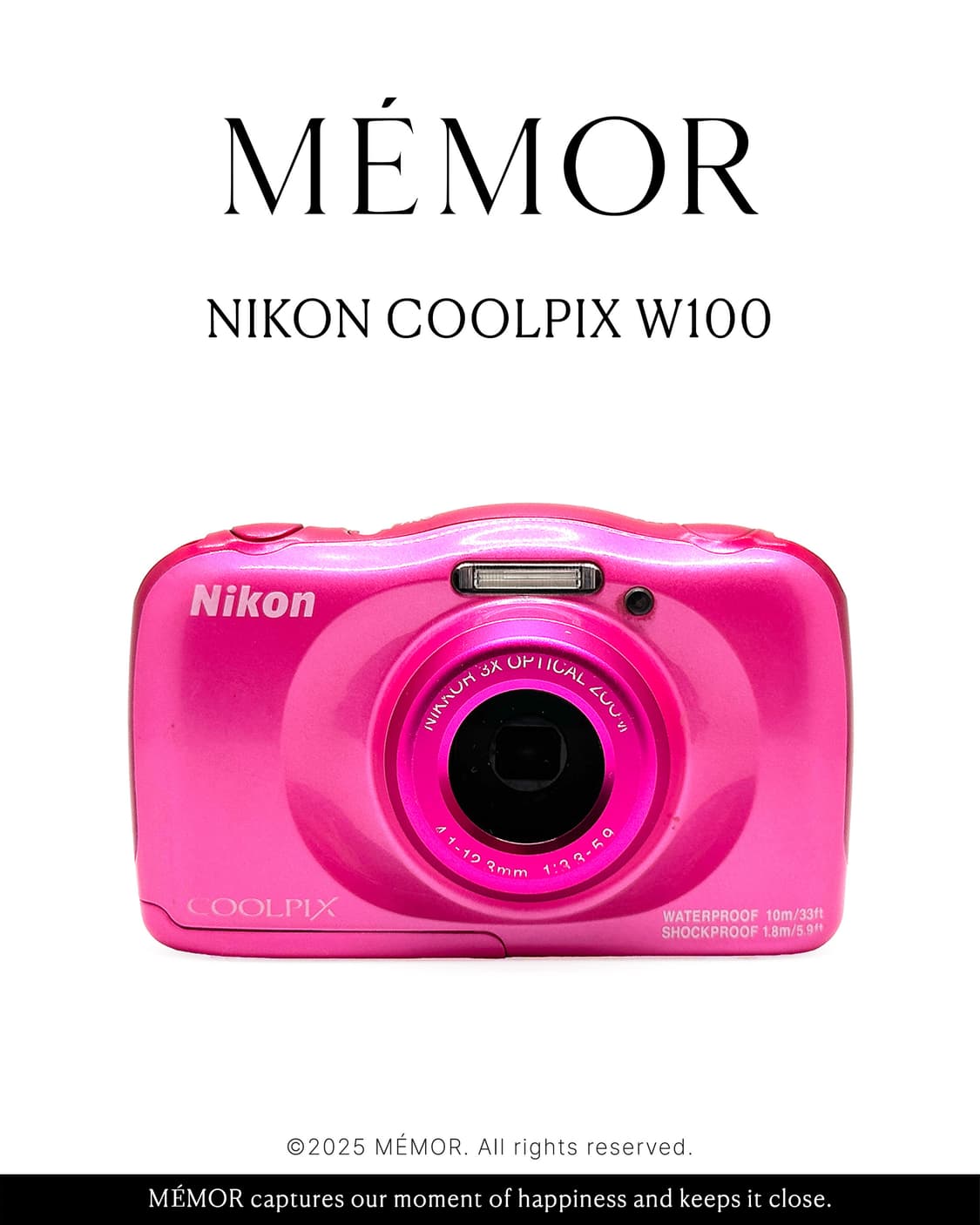 찰스엔터님사용/방수기능💦NIKON COOLPIX W100 니콘디카 상품이미지1