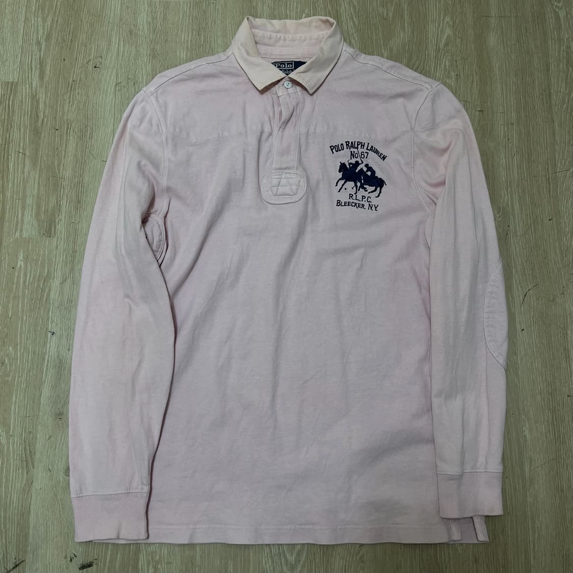 폴로 랄프로렌 커스텀핏 빅포니 PK 긴팔 카라티 [핑크] L/100 상품이미지1