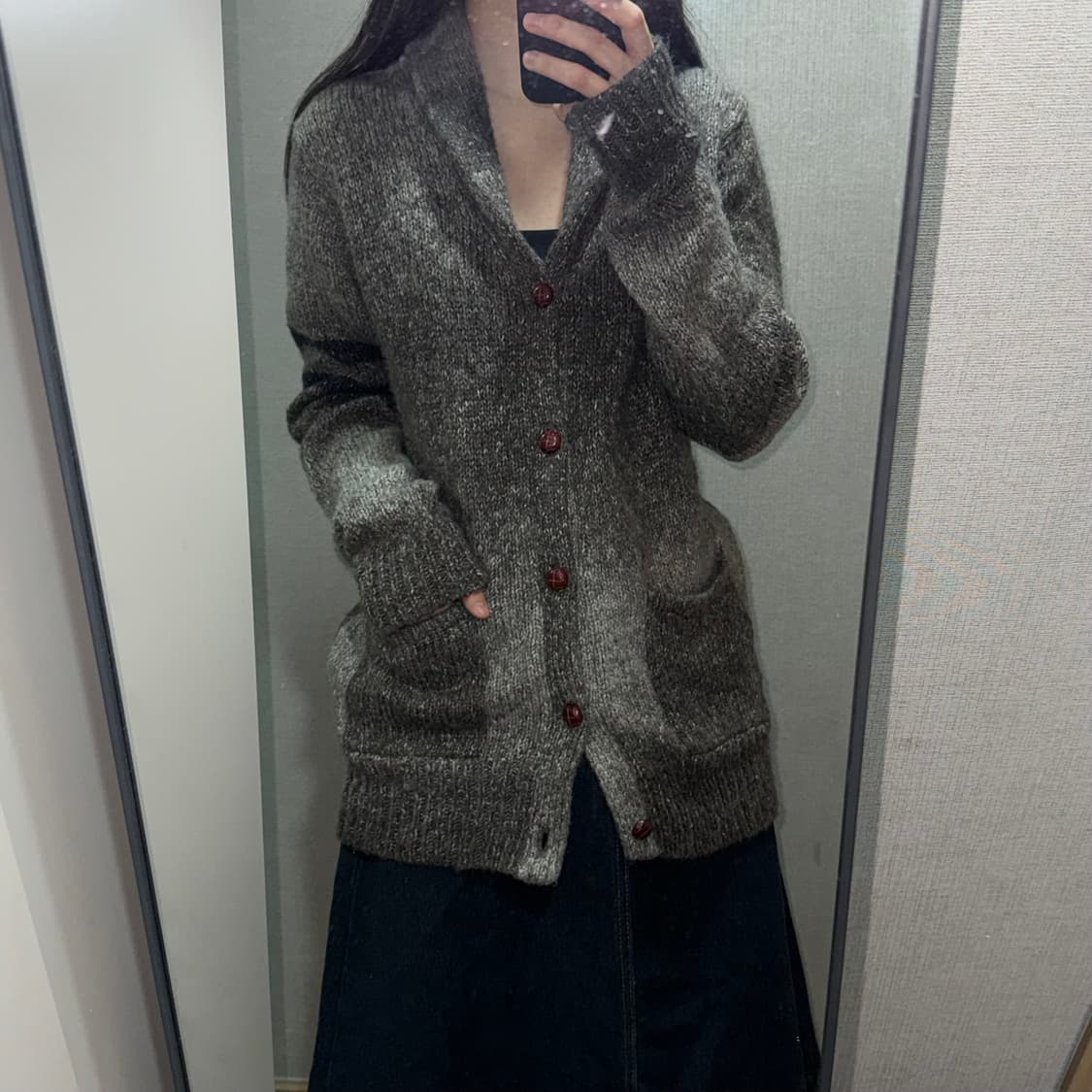 빔즈 니트가디건 상품이미지5