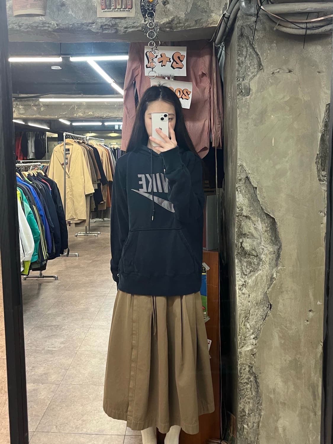 나이키 후드티 블랙 L #csz3255 상품이미지2