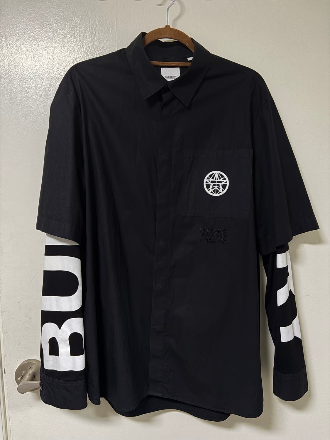 버버리 더블 레이어드 셔츠 상품이미지1