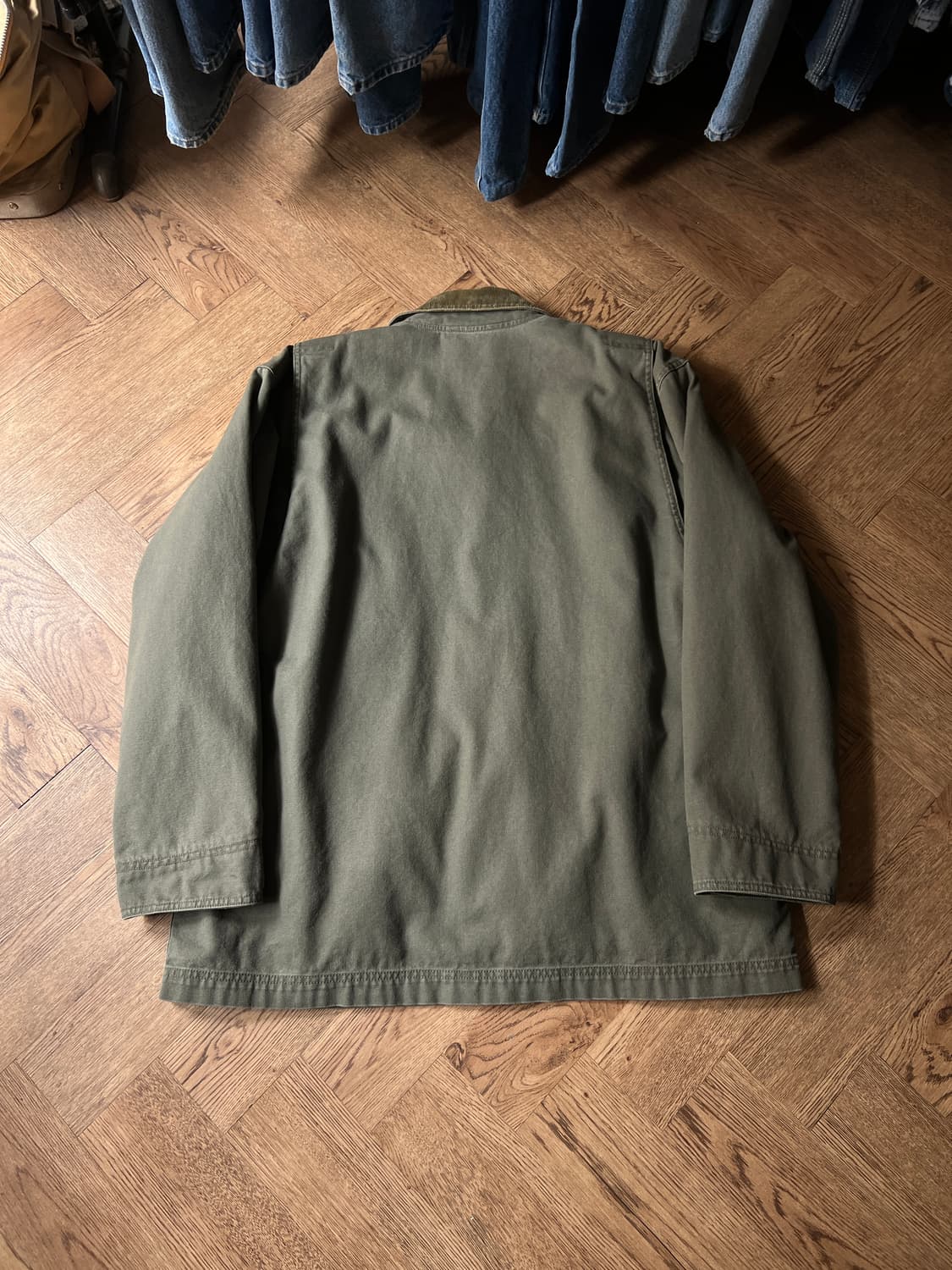 [L]L.L.Bean USA 엘엘빈 프리마로프트 체크라이닝 카키 헌팅자켓 상품이미지8