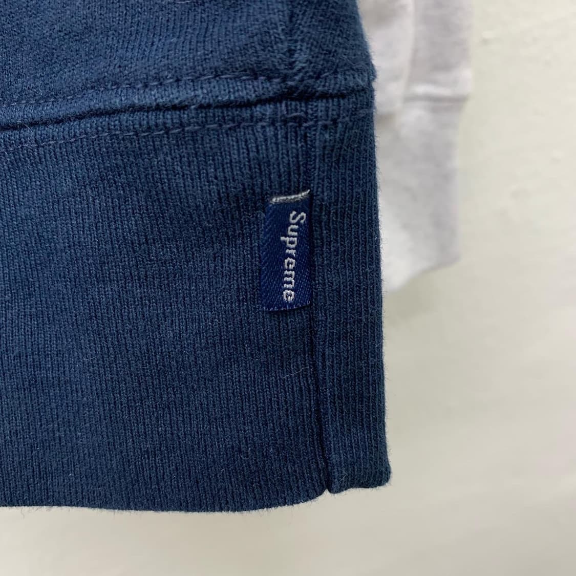 슈프림 XXL 로고 네이비 후디 상품이미지6
