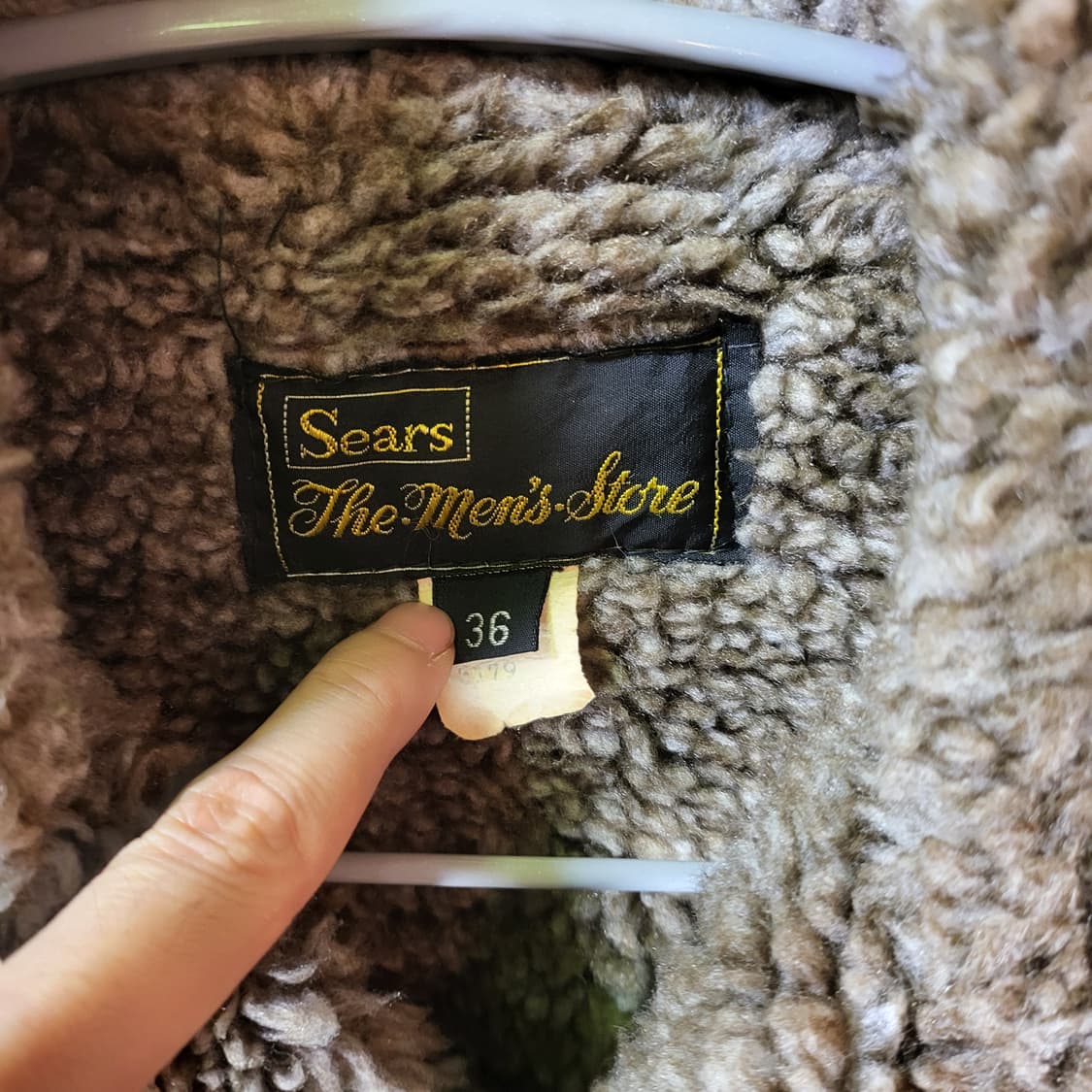 60s Sears 양털 가죽 자켓 (36) 상품이미지4
