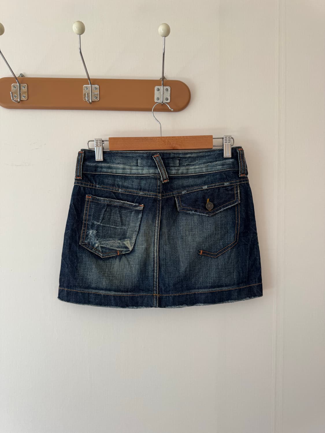 데님 미니 스커트 상품이미지3