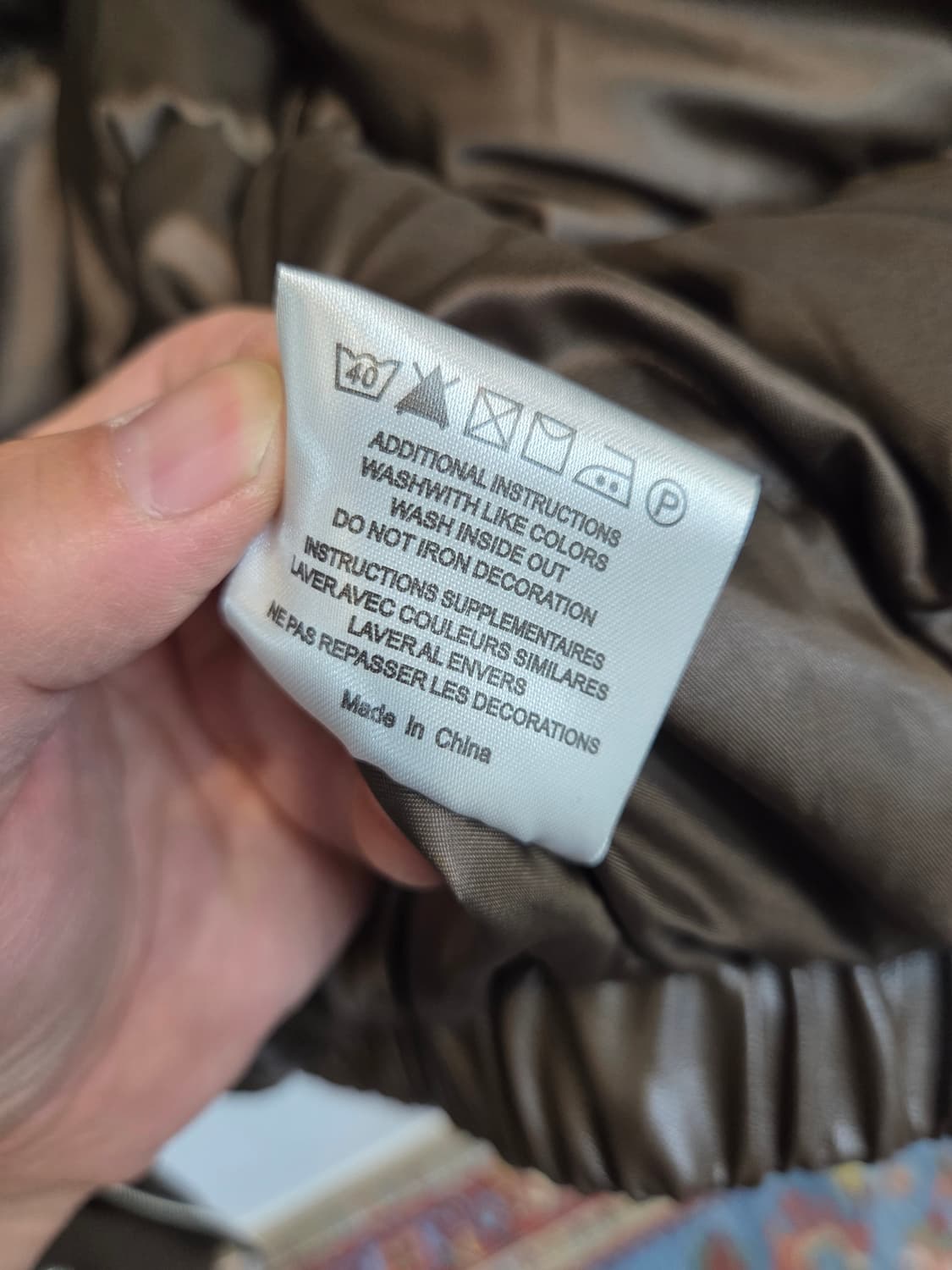 클러치 서울 레더 패딩 L 상품이미지4