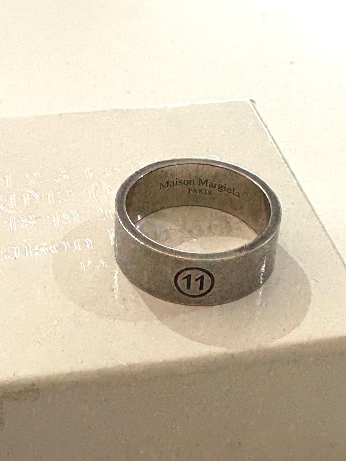 TTF✳️마르지엘라 11 넘버링 실버925 상품이미지3