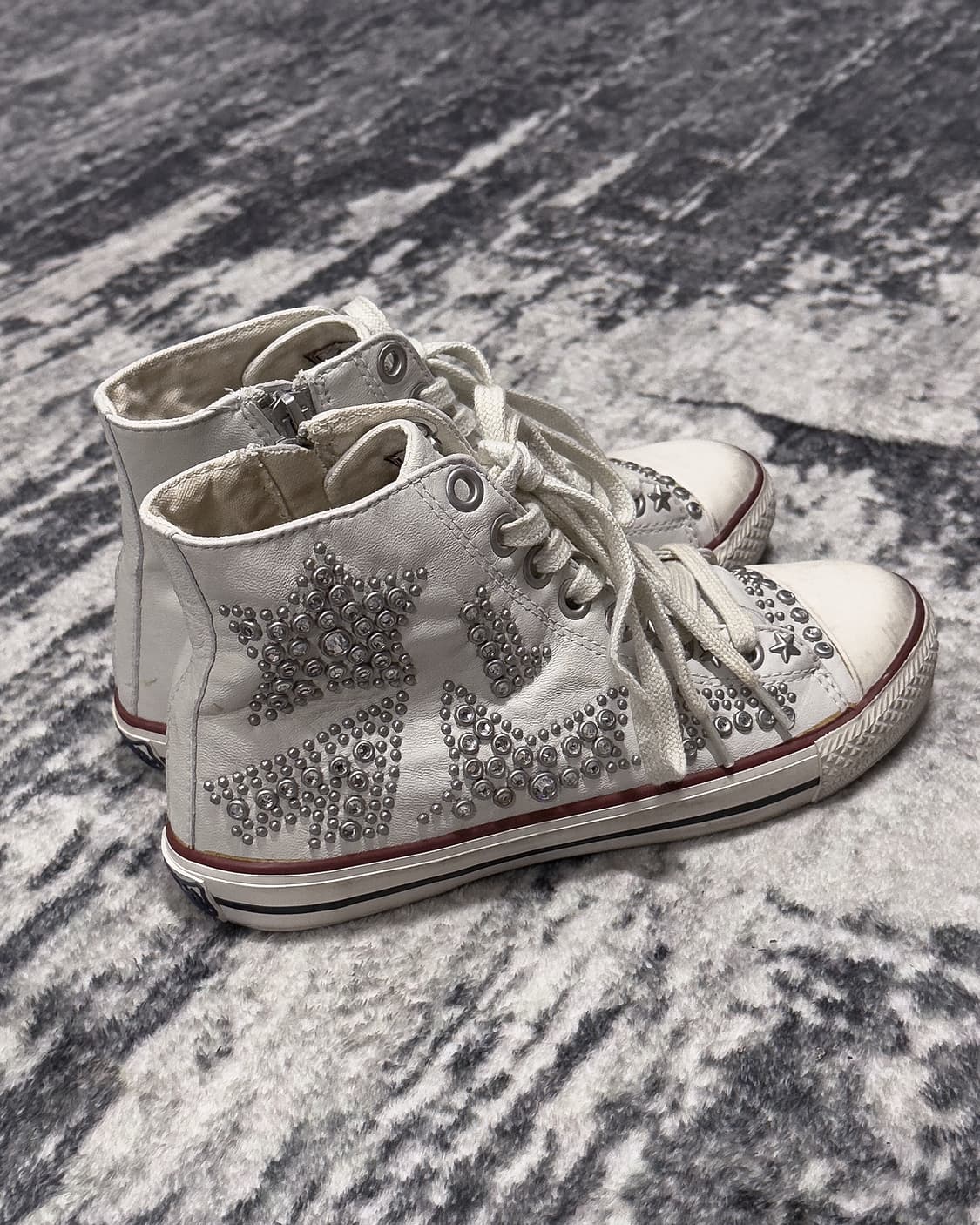 {Ash} Star Stud Leather High-Top Sneaker 상품이미지3